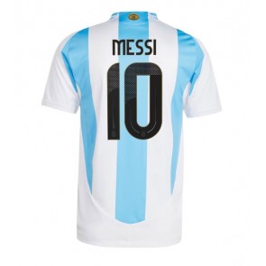 Argentina Lionel Messi #10 Hjemmebanetrøje Copa America 2024 Kort ærmer